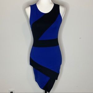 Black and blue guess dress
